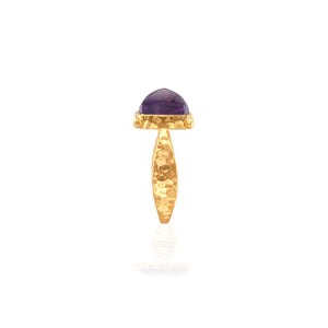 Mystic Eye Gem Ring in Amethyst