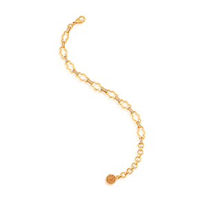 Maharani Petite Chain Bracelet, 7"+ 2" in Clear Cubic Zirconia