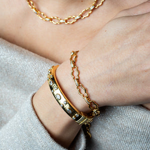 Maharani Petite Chain Bracelet, 7"+ 2" in Clear Cubic Zirconia