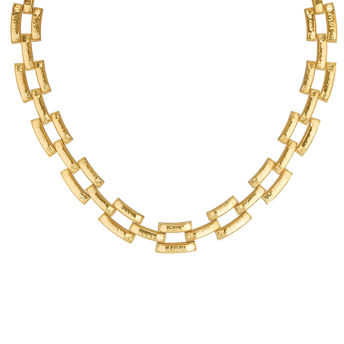 Pathway Link Necklace in Gold