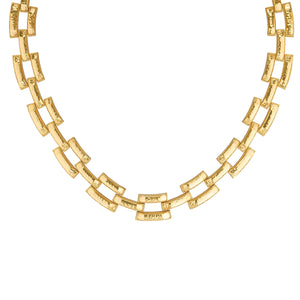 Pathway Link Necklace in Gold