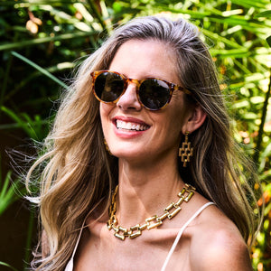 Pathway Link Necklace in Gold