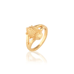 Scarab Gilded Ring in Gold