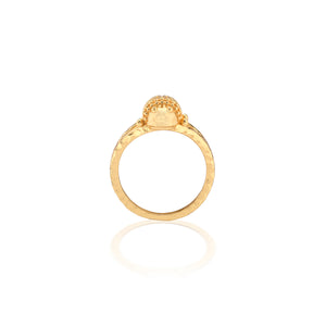 Scarab Gilded Ring in Gold