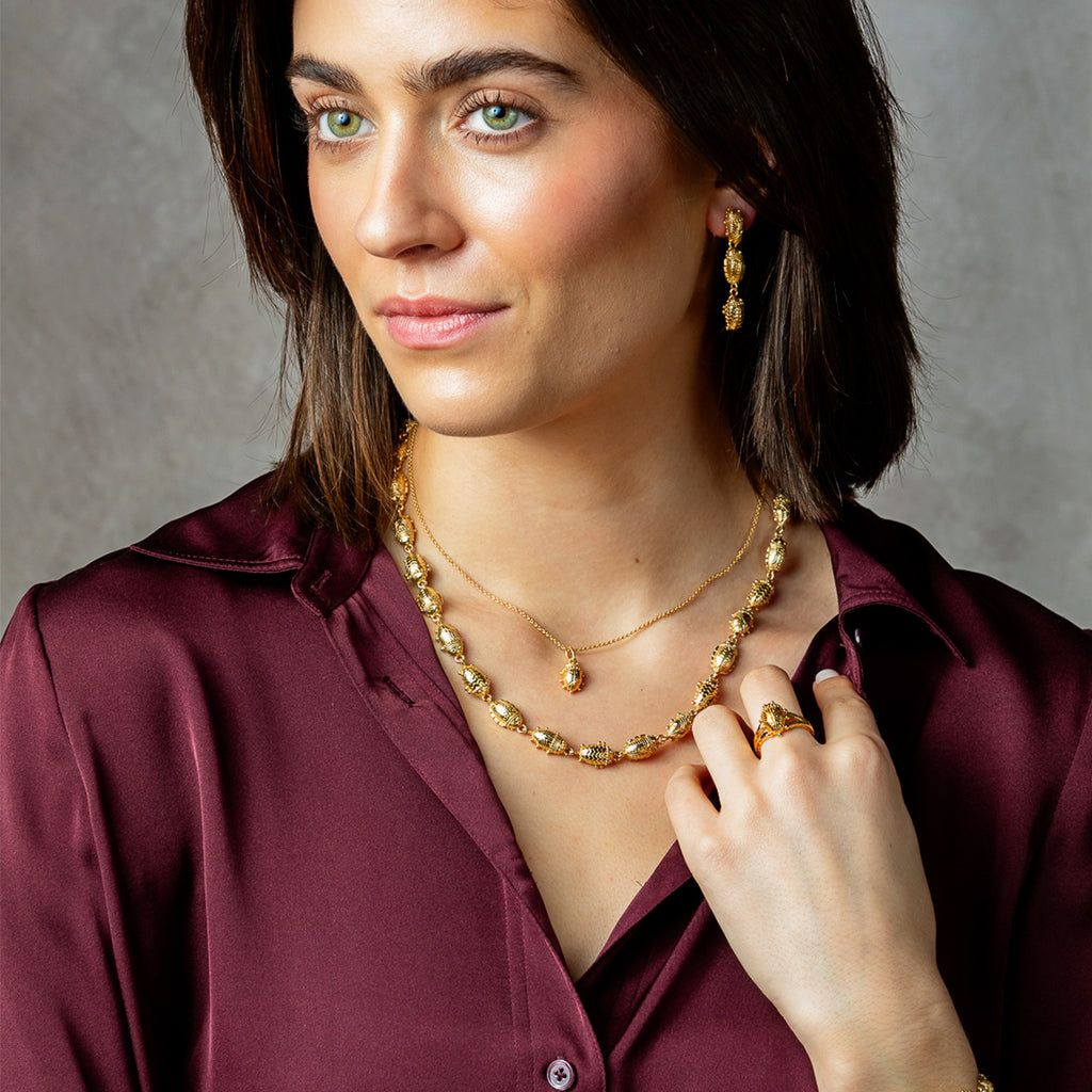Scarab Gilded Ring in Gold