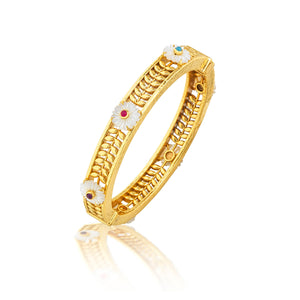 Villandry Fleur Vine Hinged Bangle