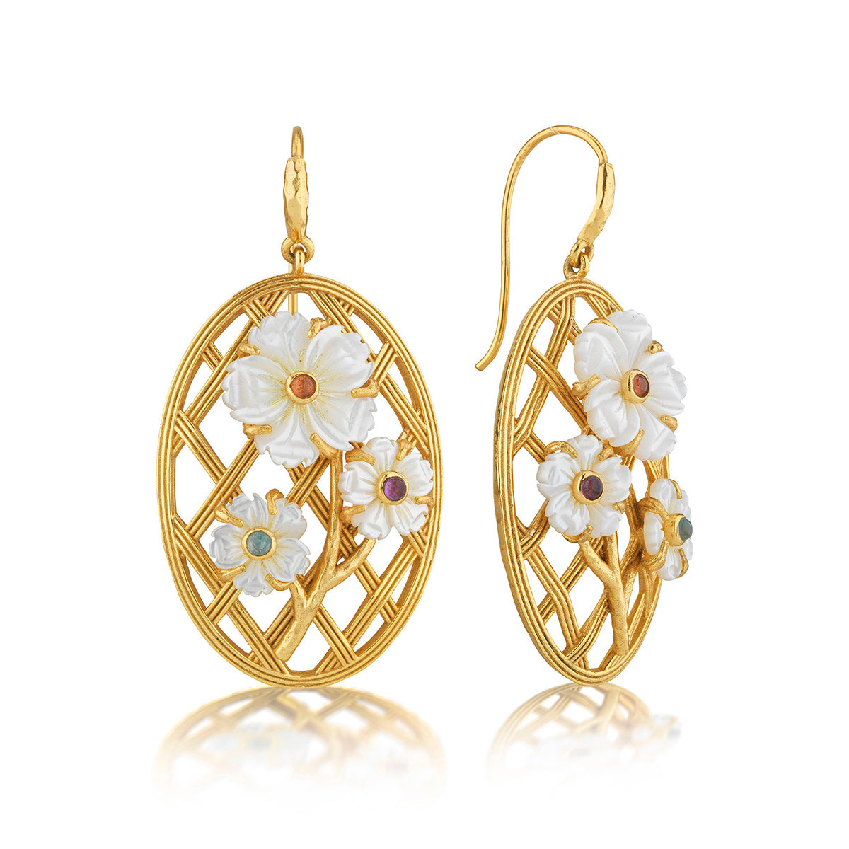 Villandry Lattice Earrings in Multi