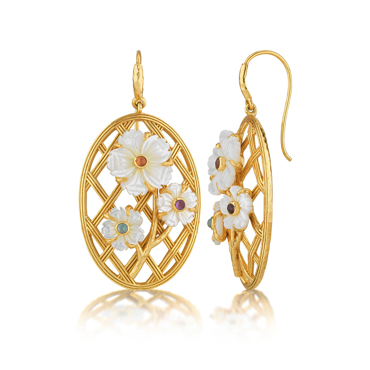 Villandry Lattice Earrings in Multi
