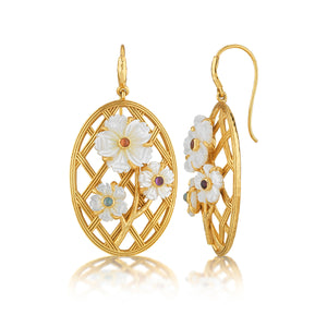 Villandry Lattice Earrings in Multi