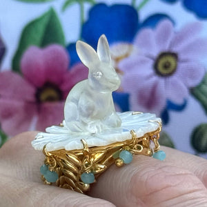Villandry Bunny Ring in Multi