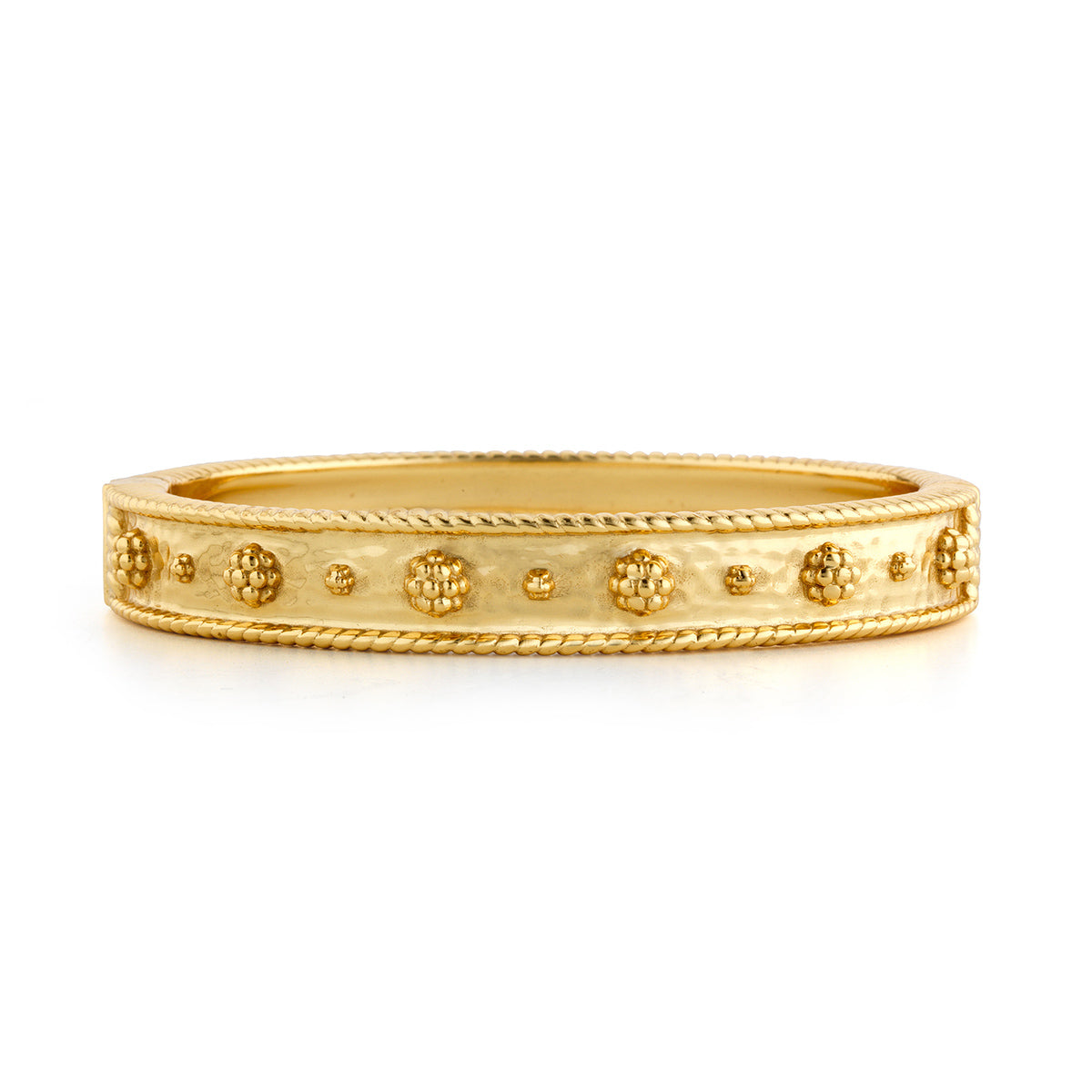 Berry Classic Hinged Bangle in Gold