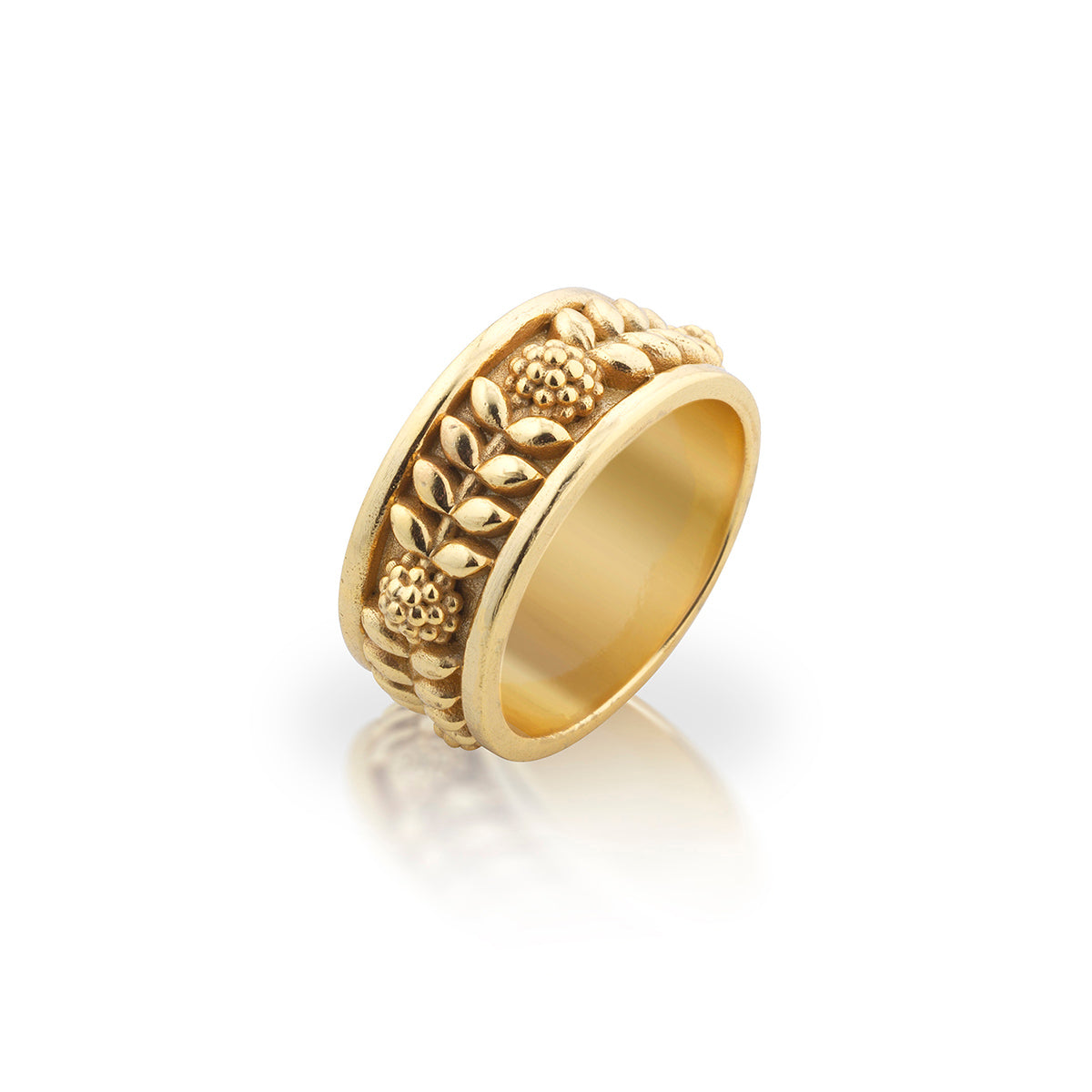 Berry Vine Ring in Gold