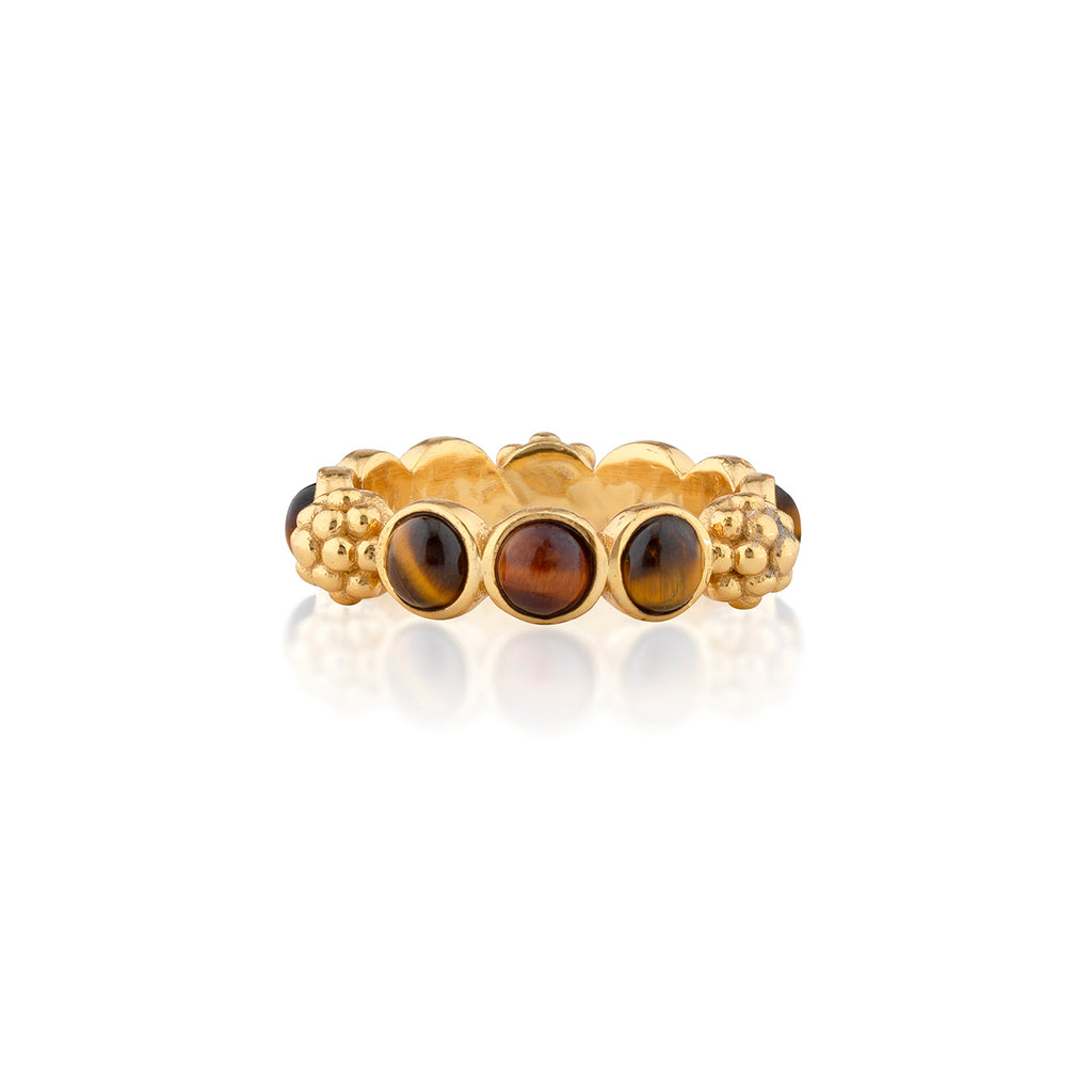 Berry Gem Ring in Tiger’s Eye
