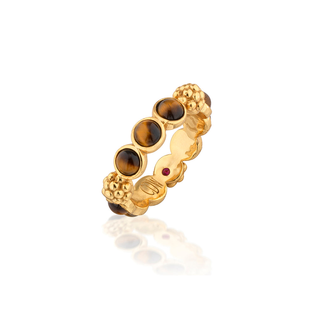 Berry Gem Ring in Tiger’s Eye