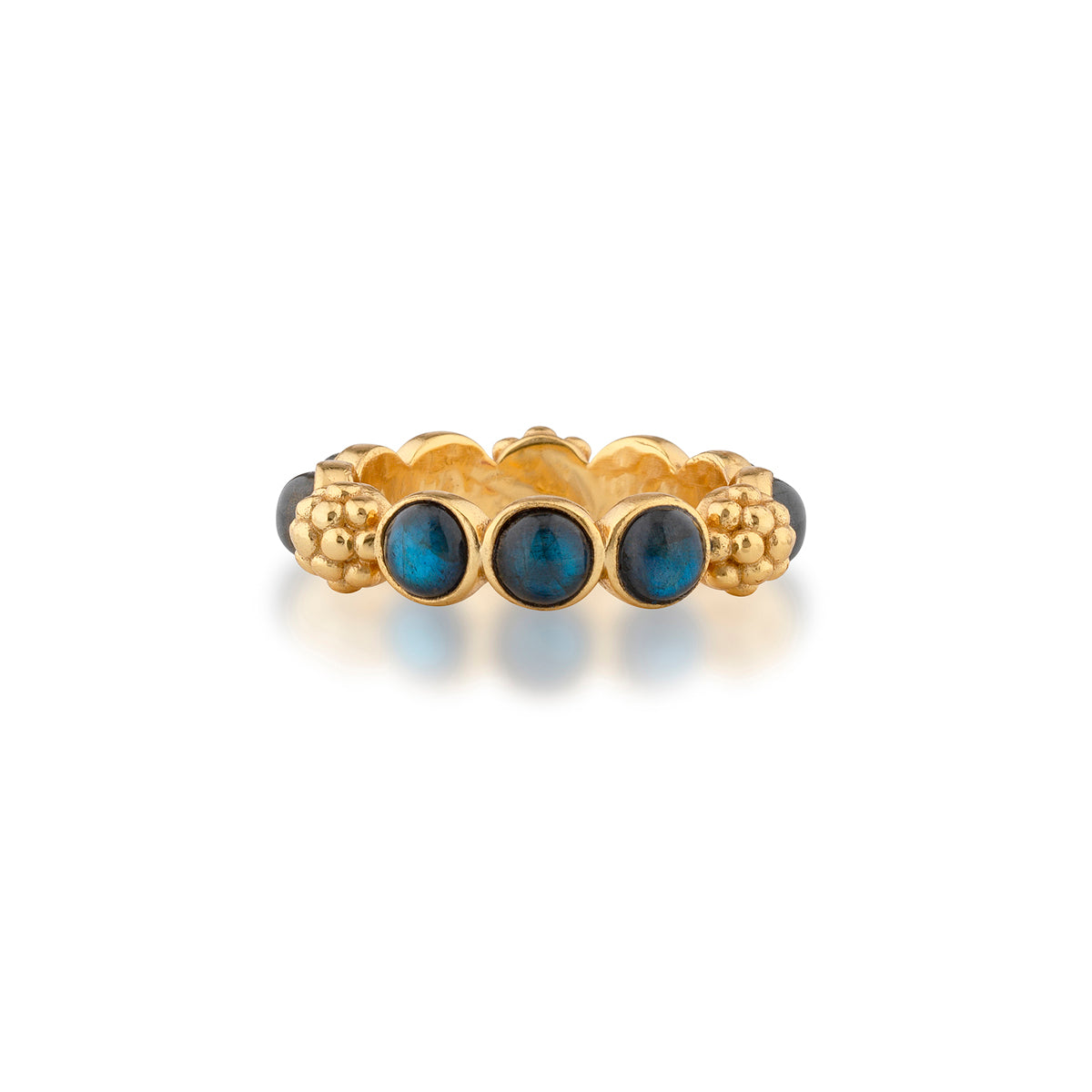 Berry Gem Ring in Blue Labradorite