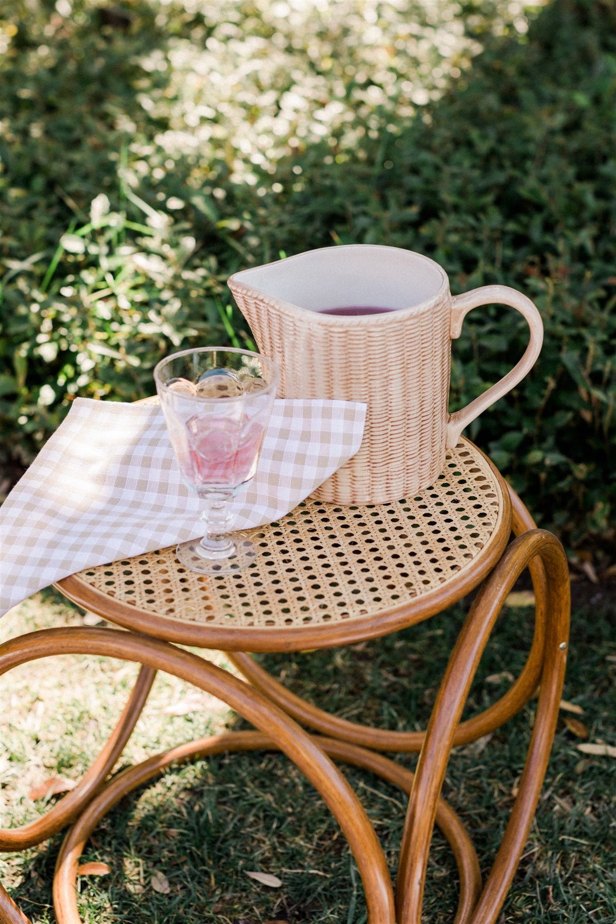 Osier Milk or Juice Pitcher, Natural