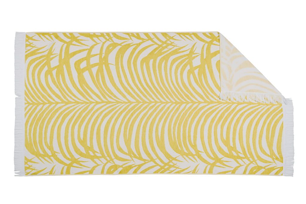 Matouk Schumacher Zebra Palm Beach Towel