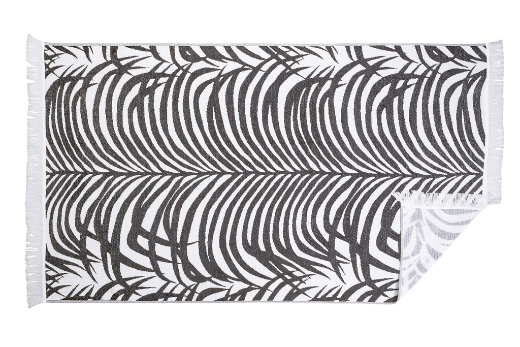 Matouk Schumacher Zebra Palm Beach Towel