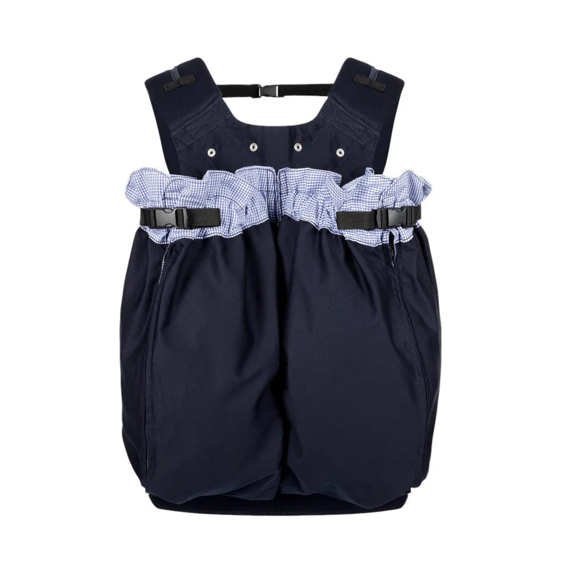 Blue Pepita Twin Carrier