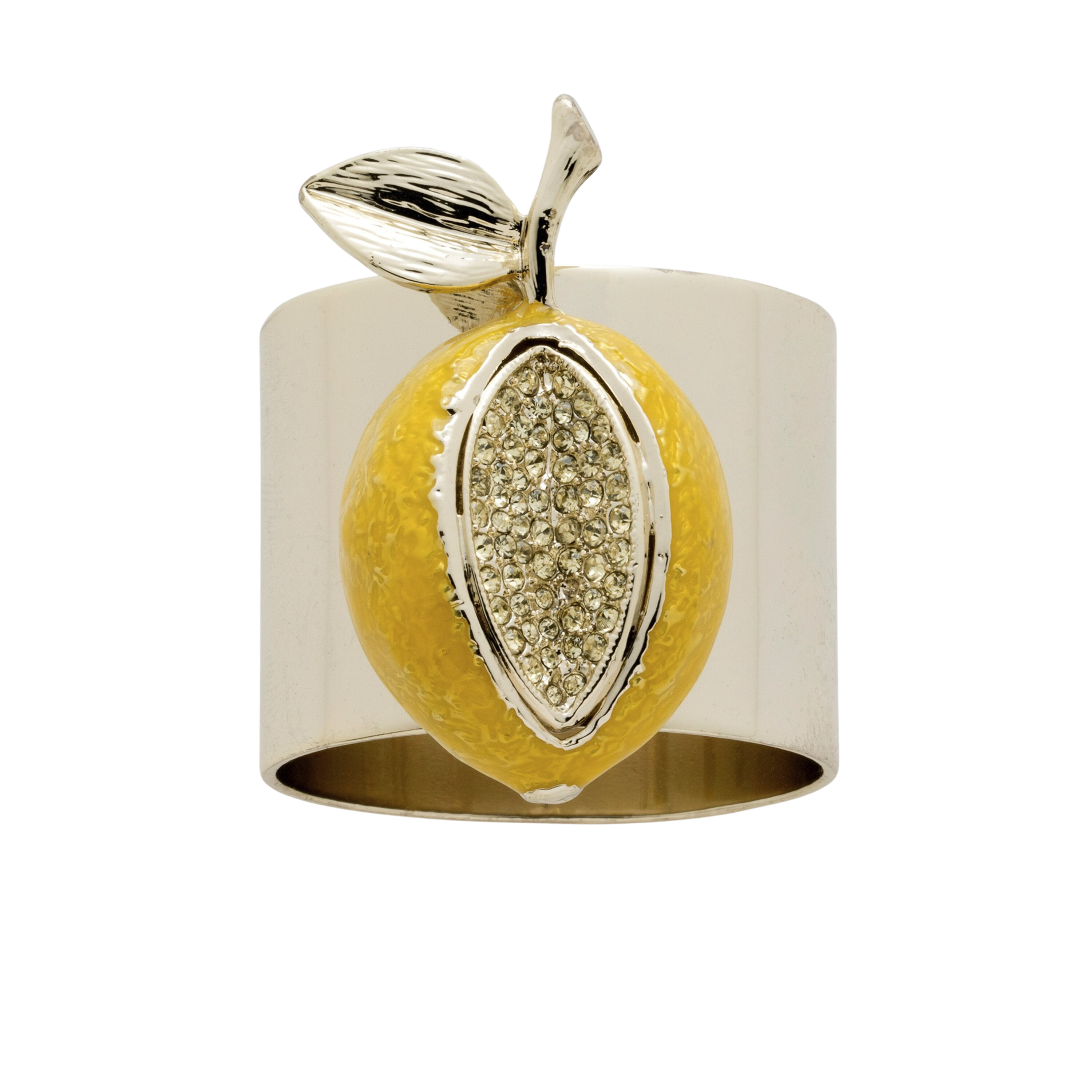 Lemon Napkin Rings, Set of Two