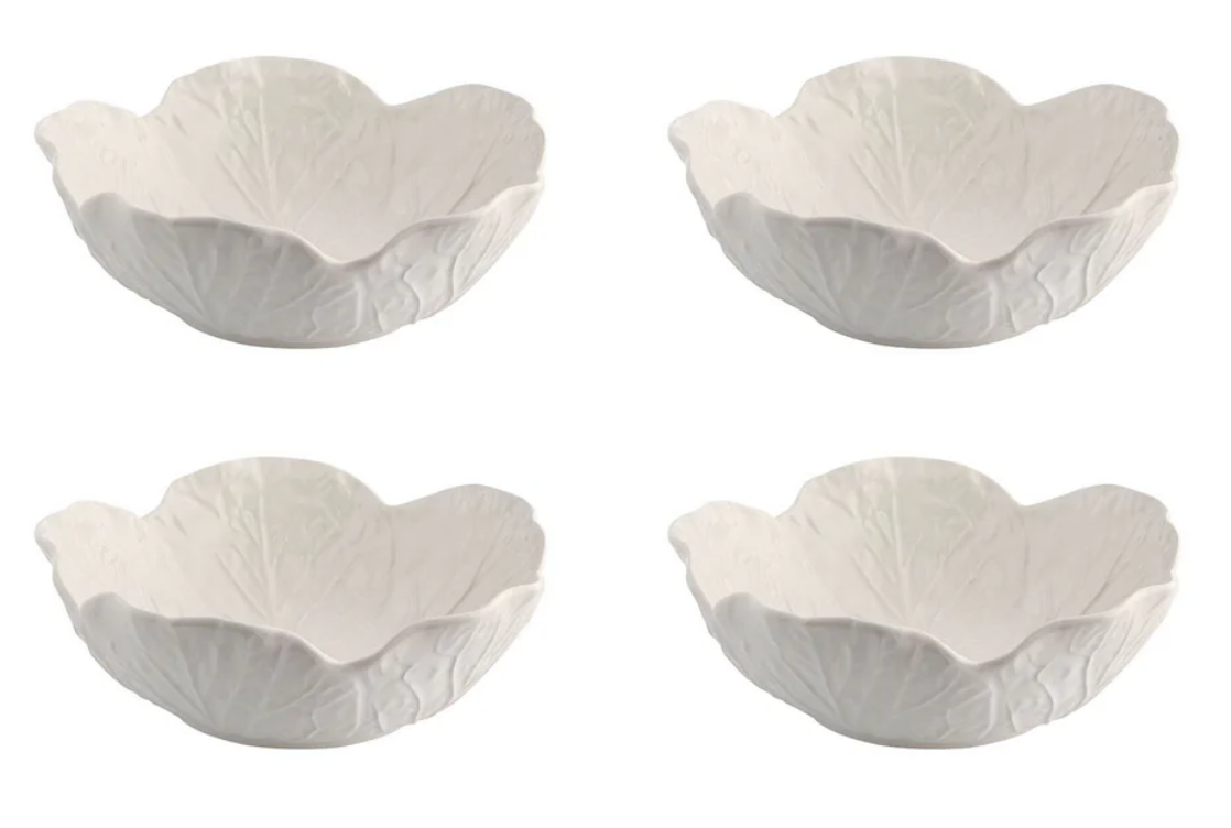 Cabbage Cereal Bowl 17.5 oz, Set of 4