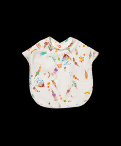 Waterproof Bib in Eat Your Ice Cream
