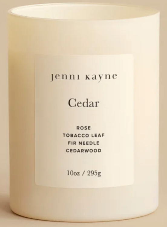 Cedar Glass Candle
