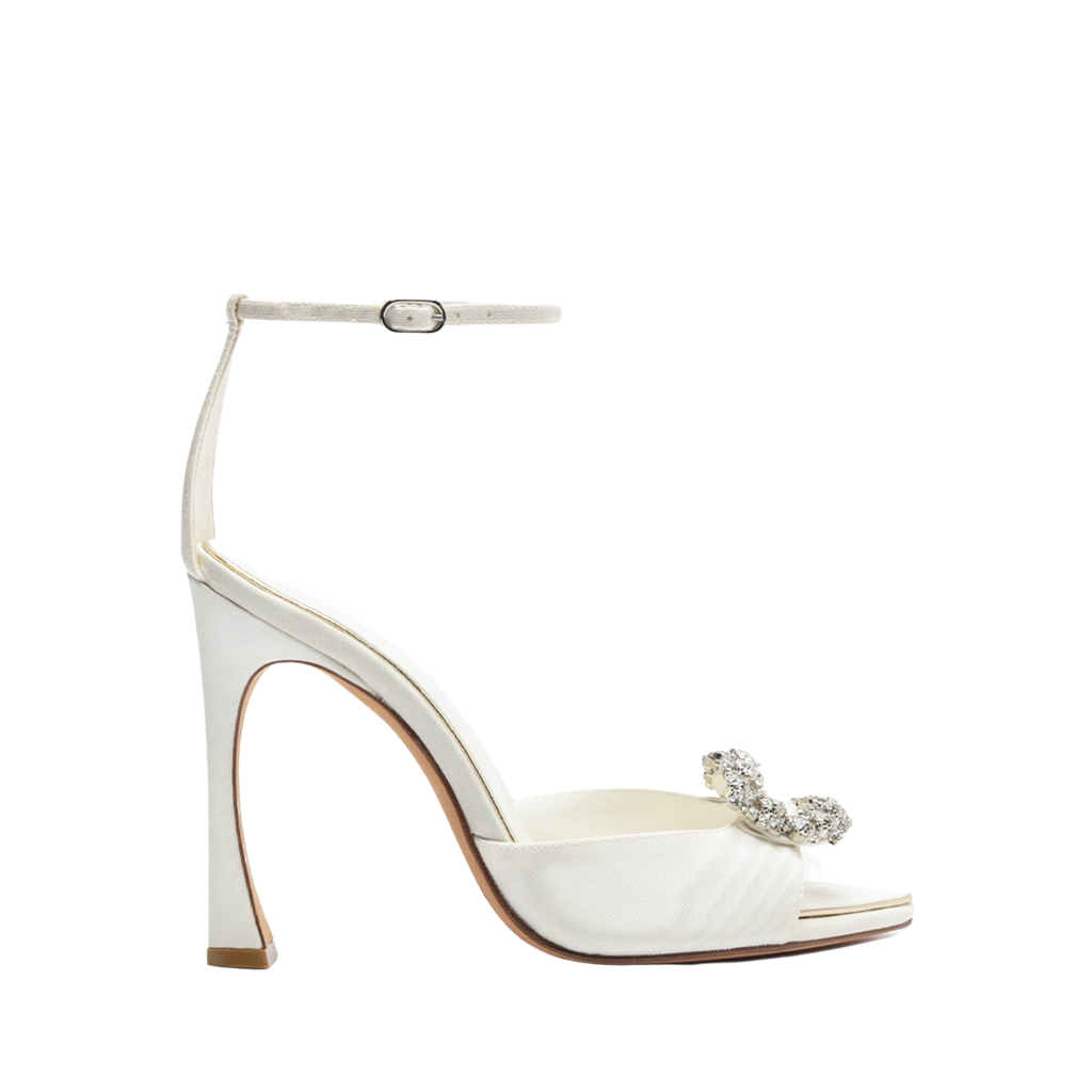 Isla Bridal 100 in Off White & Crystal | Over The Moon