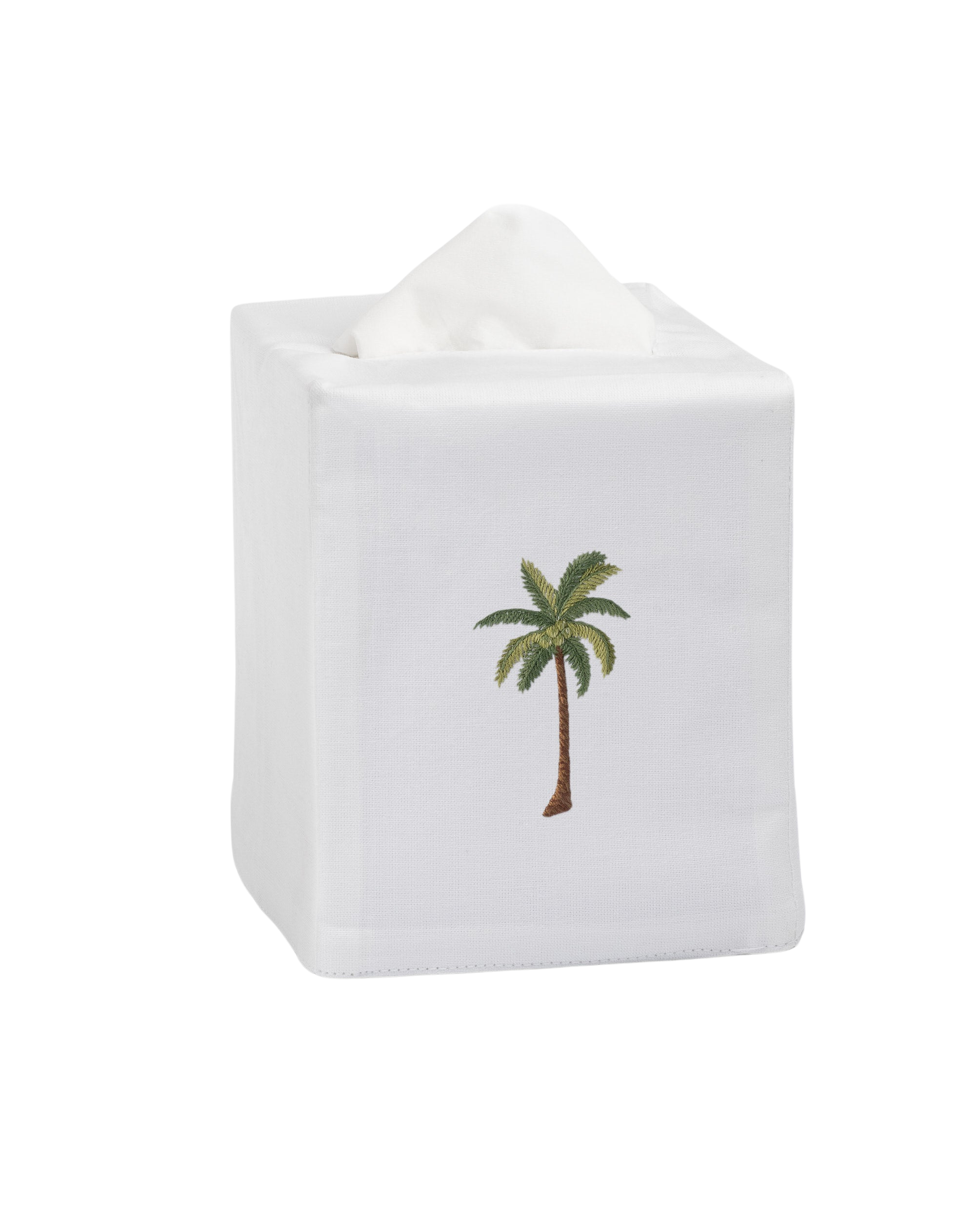 Henry Handwork Palm Tree Tissue Box Cover