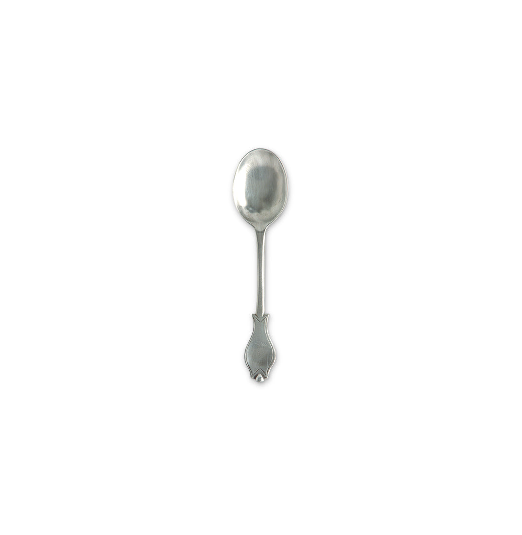 Front view of Gallic Spoon showcasing its curvaceous handle with a plain white background