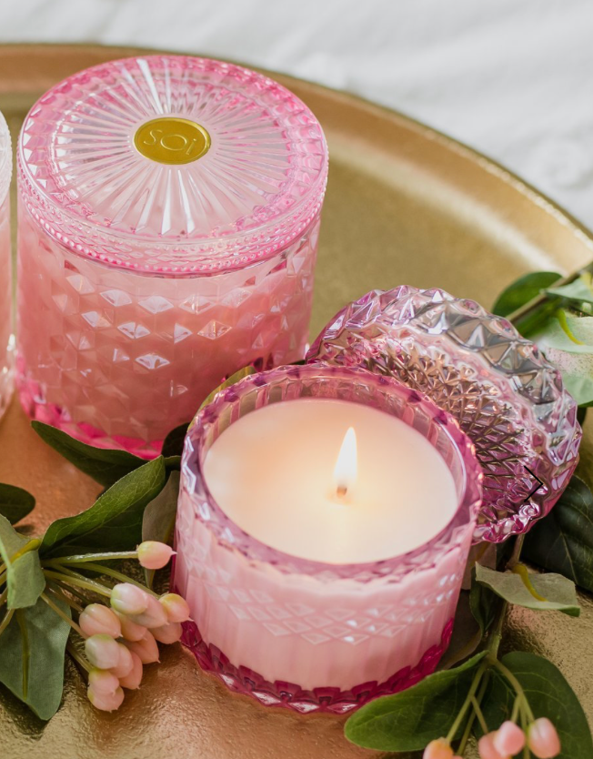 Alluring Amber 8oz Petite Shimmer Candle