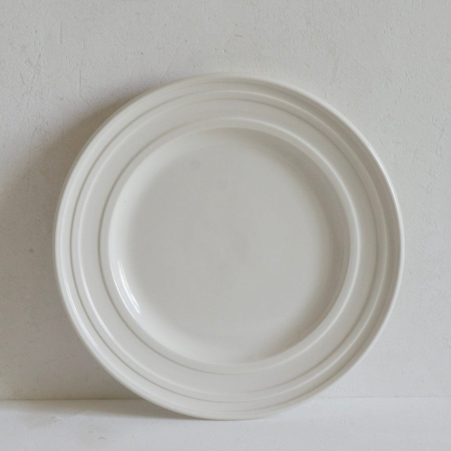 Classical Porcelain Impressed Line, Side Plate 8.5”