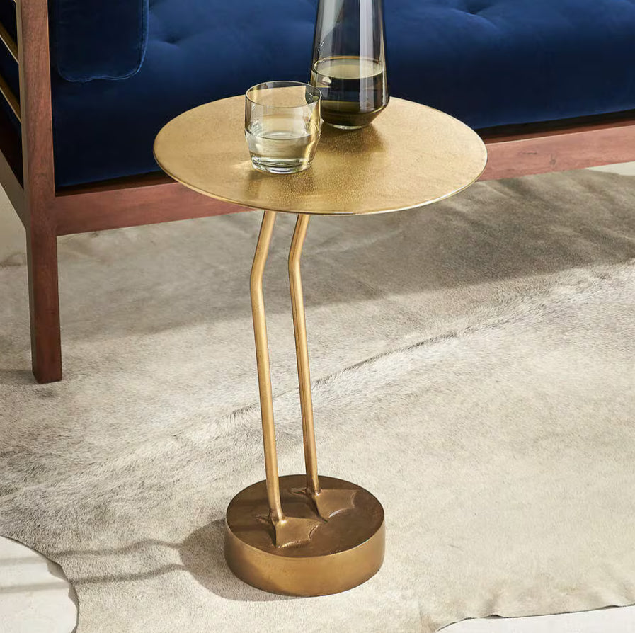 Contribution to Brass Bird Side Table