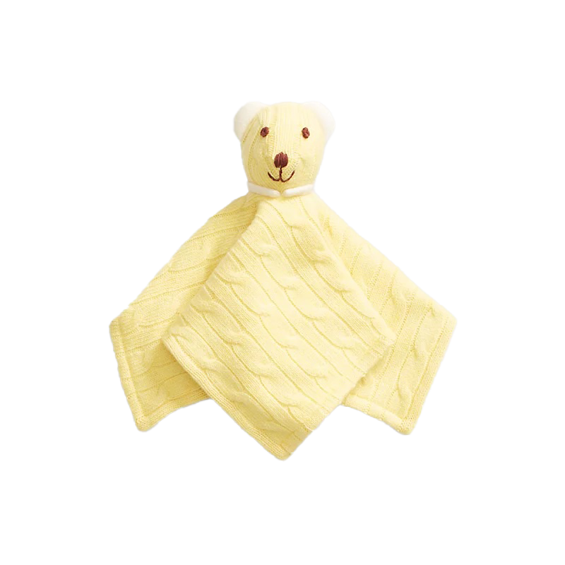Cashmere Bear Lovey Blanket