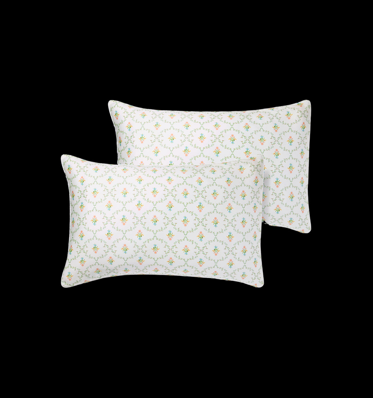 Pastel Trellis Pillowcase Set