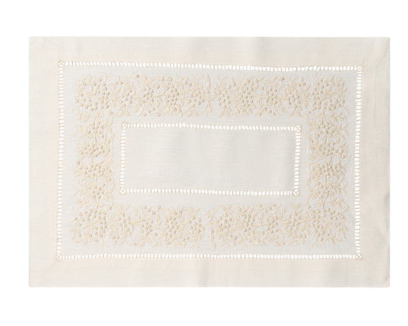 Jardin Monochrome Placemat in Six Colors