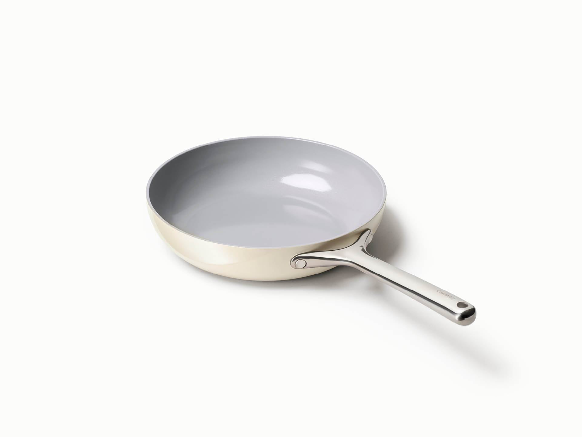 Ceramic Fry Pan in Cream