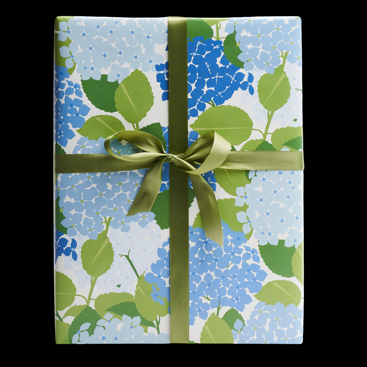 Hydrangea Wrapping Paper In Porcelain