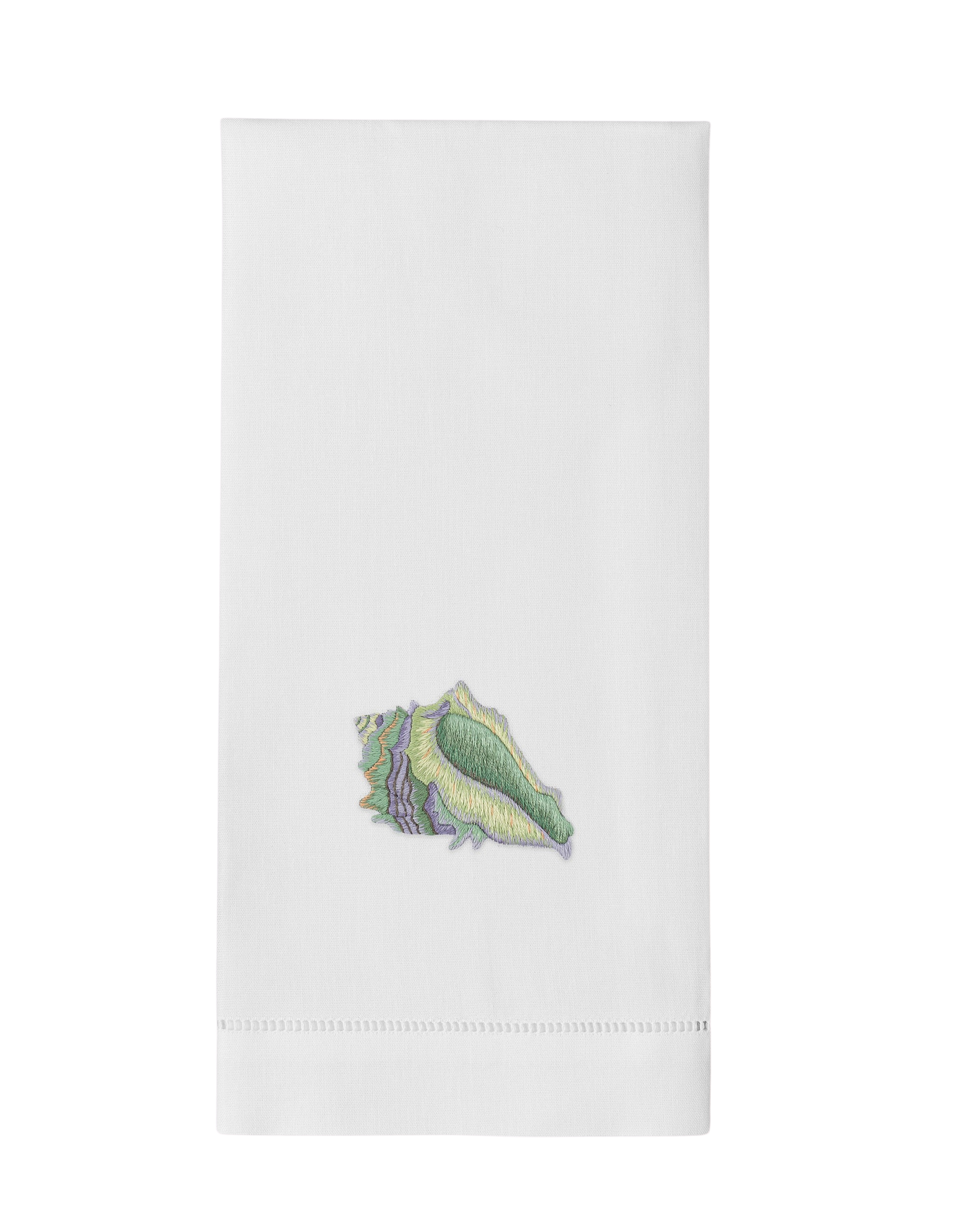 Shell Conch Teal Towel