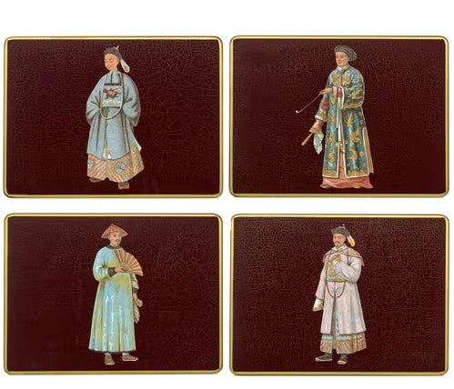Chinese Men Placemats & Coasters