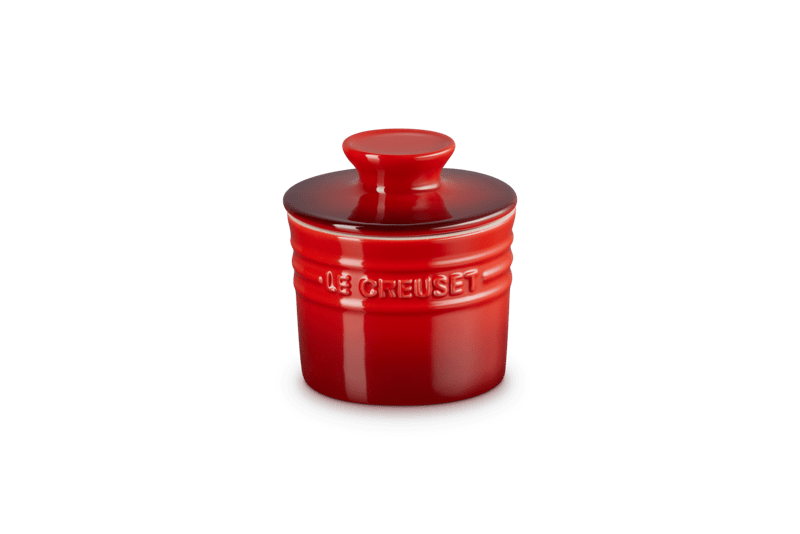 Butter Crock 6 oz. in Cerise