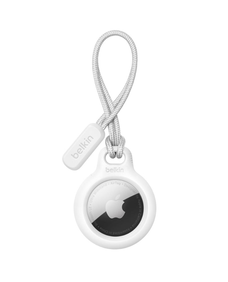 Belkin Secure Holder with Strap for AirTag – White