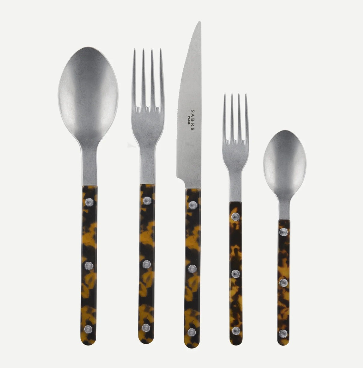 Bistrot Tortoise 5 Piece Cutlery Set