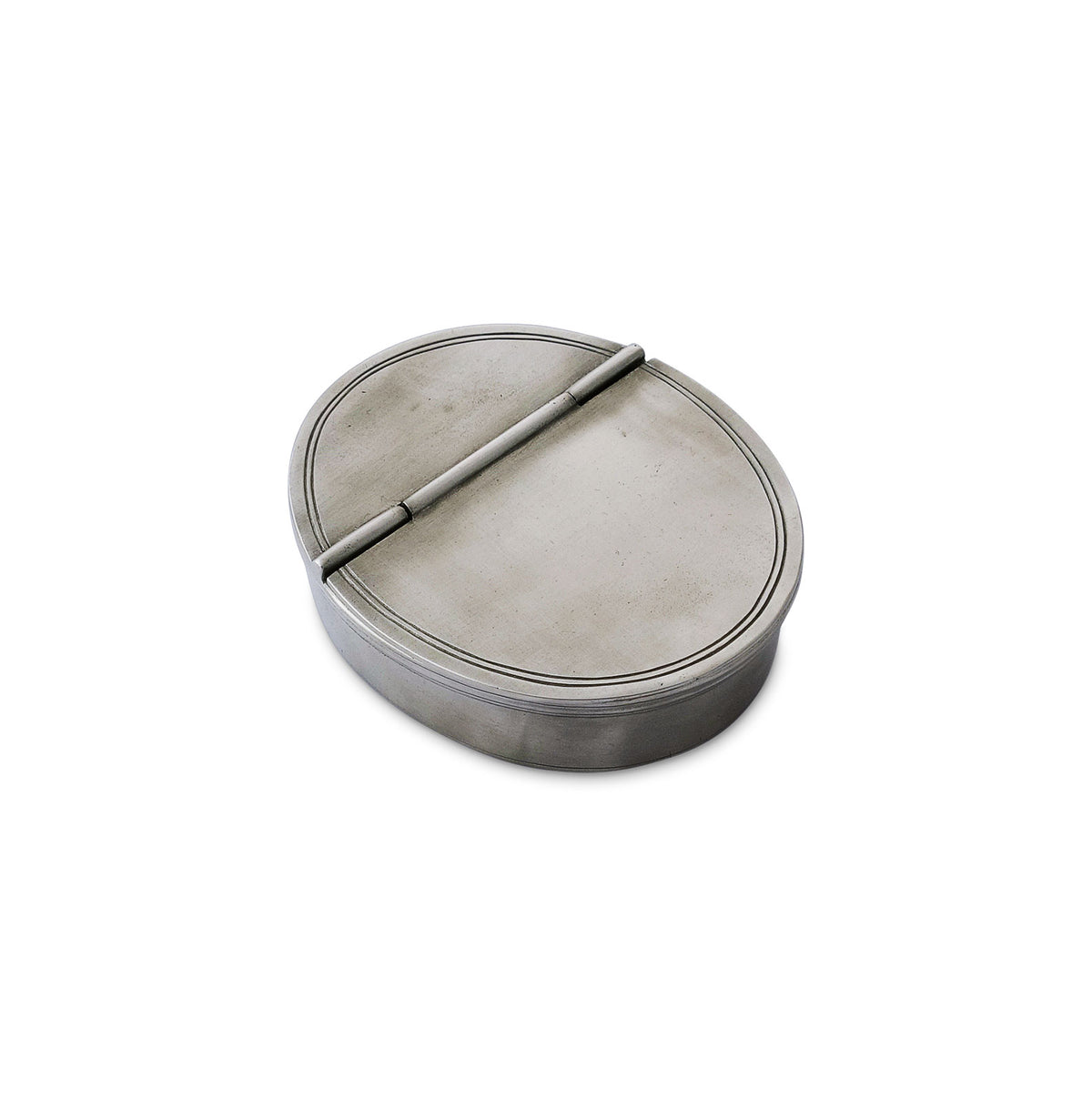 Oval Lidded Cigar Ash Tray