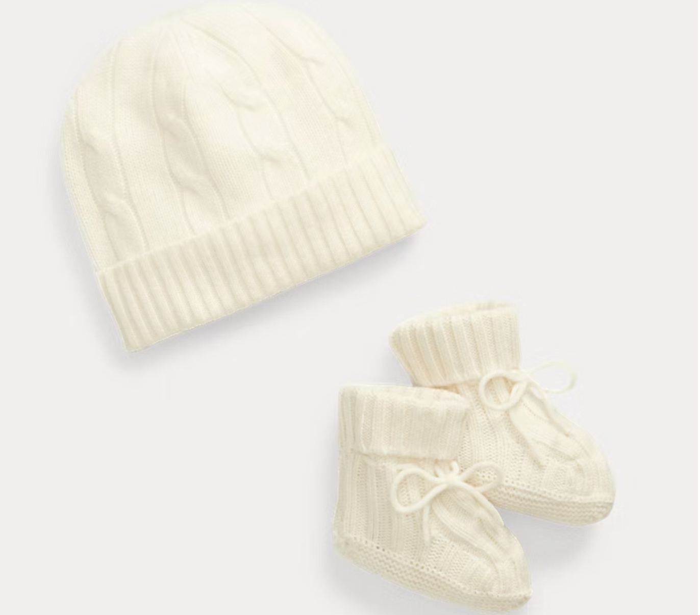 Cashmere Beanie & Bootie Set