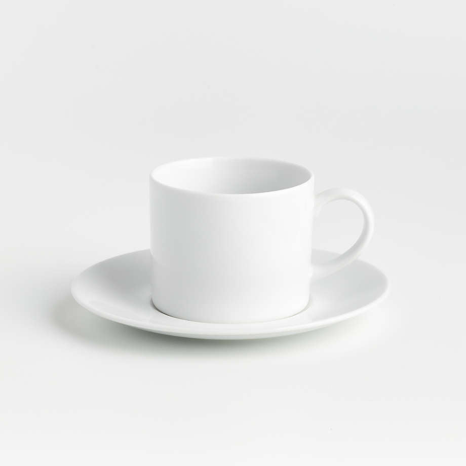Aspen 9-oz. Coffee Cup with Saucer, Set of 8
