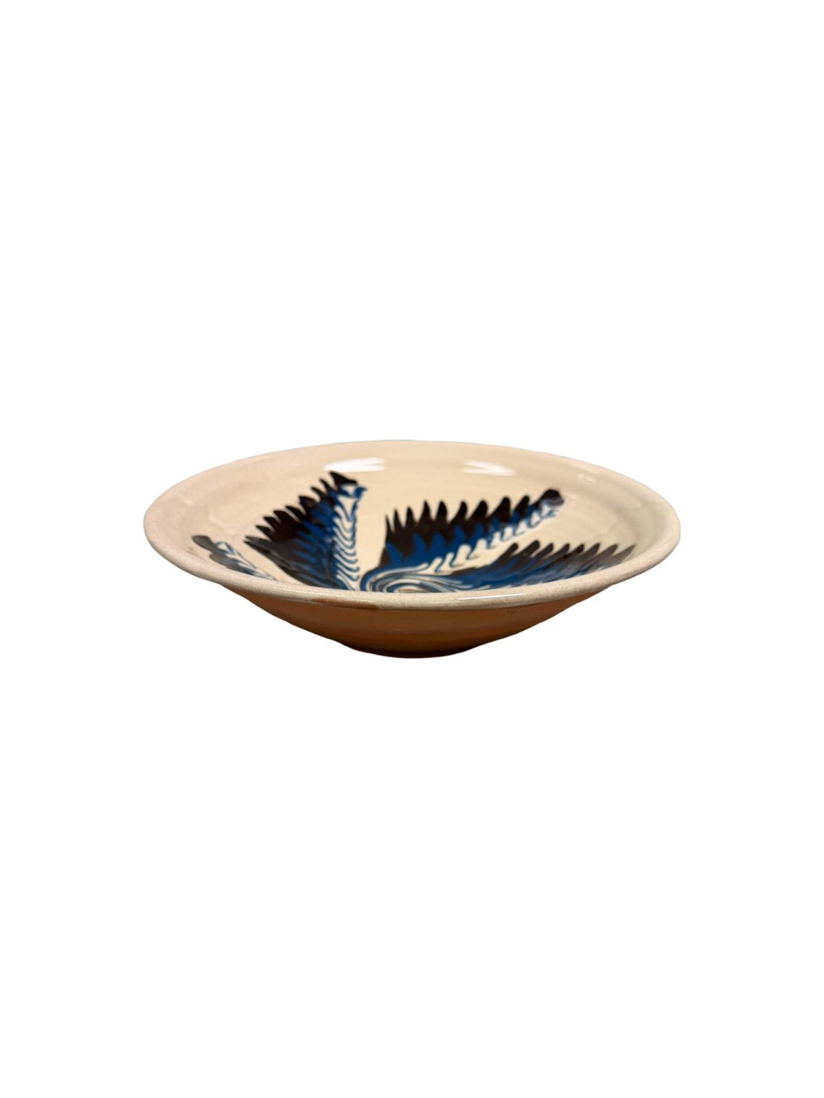 Ariadne Pasta Bowl Cream and Blue