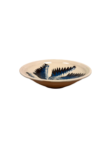 Ariadne Pasta Bowl Cream and Blue