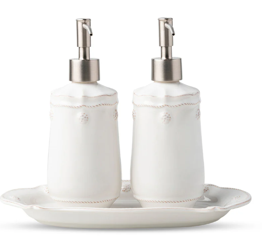 Berry & Thread Whitewash Kitchen Essentials, Set of 3