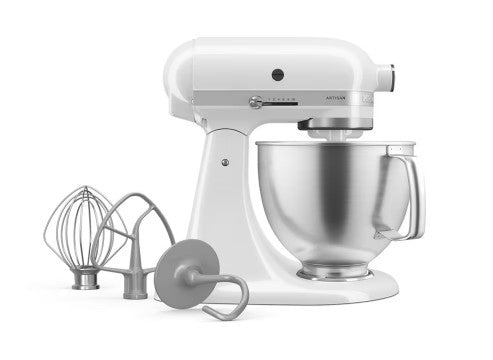Artisan® Series 5 Quart Tilt-Head Stand Mixer with Premium Touchpoints - White